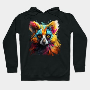 Lemur Rainbow Hoodie